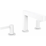 Смеситель для раковины Hansgrohe Finoris с донным клапаном Push-Open, белый матовый (76033700)