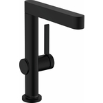 Смеситель для раковины Hansgrohe Finoris с донным клапаном Push-Open, черный матовый (76060670)