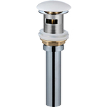 Донный клапан AQUAme Click-clack белый матовый (AQM7002-0MW)