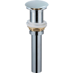 Донный клапан AQUAme Click-clack светло-серый матовый (AQM7002-0MFG)