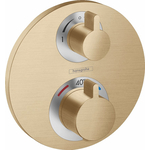 Термостат для ванны Hansgrohe Ecostat S для механизма 1800180, шлифованная бронза (15758140)