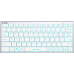 Клавиатура A4Tech Fstyler FX61 белый USB slim LED (FX61 WHITE)