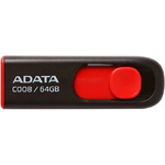 Флеш Диск A-DATA 64Gb Classic AC008 AC008-64G-RKD USB2.0 красный/черный