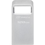 Флеш Диск Kingston 128Gb DataTraveler Micro DTMC3G2/128GB USB3.0 серебристый
