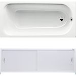 Ванна стальная Kaldewei Saniform Plus 363-1 170x70 с экраном Emmy Бланка и ножками