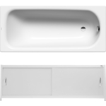 Ванна стальная Kaldewei Saniform Plus 373-1 170x75 с экраном Emmy Бланка и ножками