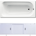 Ванна стальная Kaldewei Saniform Plus 371-1 170x73x41 с экраном Emmy Виктория и ножками