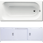 Ванна стальная Kaldewei Eurowa 311-1 160x70 с экраном Emmy Монро и ножками