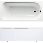 Ванна стальная Kaldewei Saniform Plus 363-1 170x70 с экраном Emmy Соната и ножками