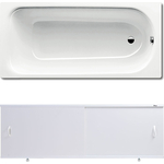 Ванна стальная Kaldewei Saniform Plus 361-1 150x70 с экраном Emmy Эко и ножками