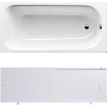 Ванна стальная Kaldewei Saniform Plus 363-1 170x70 с экраном Emmy Эко и ножками