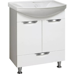 Тумба под раковину Runo Барселона 62х30 белая (00000001035)