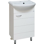 Тумба под раковину Runo Кипарис 42х25 белая (00000000880)