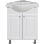 Тумба под раковину Runo Классик 65х51 угловая, белая (УТ000004162)