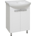 Тумба под раковину Runo Монро 50х31 напольная, белая (00-00000457)