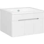Тумба под раковину Runo Парма 73х45 3 двери, подвесная, белая (00-00001039)