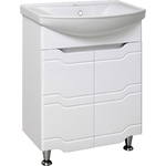 Тумба под раковину Runo Стиль 62х31 белая (УТ000002338)