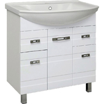 Тумба под раковину Runo Турин 83х34 белая (УТ000002095)