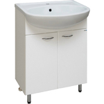 Тумба с раковиной Runo Уют 61х47 белая (00000000067, 4620008192772)