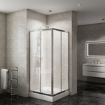 Душевой уголок BelBagno Due A-2 90х90 прозрачный, хром (DUE-A-2-90-C-Cr)