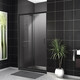 Душевая дверь BelBagno Uno-195 BF-1 110х195 прозрачная, черная (UNO-195-BF-1-110-C-NERO)