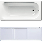Ванна стальная Kaldewei Saniform Plus 375-1 180x80 с экраном Emmy Бриз и ножками