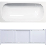 Ванна стальная ВИЗ Tevro 150х70 с экраном Emmy Бриз и ножками, белый лотос