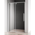 Душевая дверь AQUAme 120х195 прозрачная, хром (AQM7108-12)