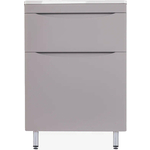 Тумба под раковину Style line Бергамо мини 60х35 Люкс Plus напольная, серая (СС-00002309)