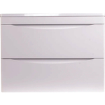 Тумба под раковину Style line Бергамо мини 70х35 Люкс Plus подвесная, белая (СС-00002320)