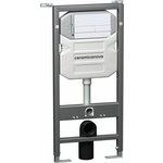 Инсталляция для унитаза Ceramicanova Envision с кнопкой смыва Flat белая (CN1002W)