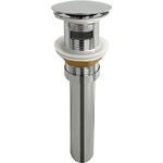 Донный клапан Ceramicanova Click-Clack c переливом, хром (CN2000CHx)