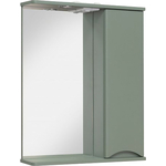 Зеркальный шкаф Runo Афина 60х75 правый, цемент (00-00001207)