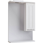 Зеркальный шкаф Runo Монро 53х80 правый, белый (00-00000459)