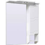 Зеркальный шкаф Runo Стиль 65х80 правый, белый (УТ000002339)