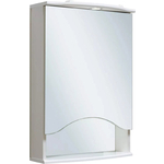 Зеркальный шкаф Runo Фортуна 50х75 правый, белый (00000001027)