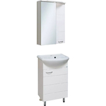 Мебель для ванной Runo Кипарис 46х35 белая