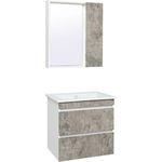 Мебель для ванной Runo Манхэттен 66х47 серый бетон