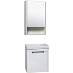 Мебель для ванной Runo Микра 40х22 белая