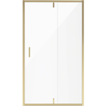 Душевая дверь Niagara Nova 120х195 прозрачная, холодное золото (NG-43-12AG)