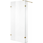 Душевая перегородка Niagara Nova 110x195 прозрачная, холодное золото (NG-642-11GOLD)