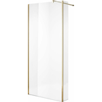 Душевая перегородка Niagara Nova 110x195 прозрачная, холодное золото (NG-644-11GOLD)