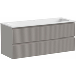 Тумба с раковиной Sancos Snob R 120х45 Doha Soft (SNR120SM, CN7016)