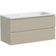 Тумба с раковиной Sancos Snob R 100х45 правая, Beige Soft (SNR100RCE, CN7015)