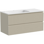 Тумба с раковиной Sancos Snob R 100х45 левая, Beige Soft (SNR100LCE, CN7014)
