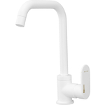 Смеситель для кухни Wasserkraft Mindel белый soft-touch (8507)