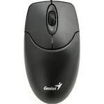 Мышь Genius NetScroll 120 V2, USB, чёрная (black, optical 1000dpi, подходит под обе руки)