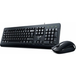 Комплект (клавиатура+мышь) Genius KM-160 Only Laser, Black, USB, Wired KB+Mouse Combo (KB-115 + DX-160)