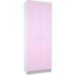 Шкаф МДК Феникс 2-х створчатый высокий Светло розовый (СК2Ф-СР)