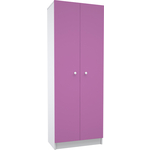Шкаф МДК Феникс 2-х створчатый высокий Розовый (СК2Ф-Р)